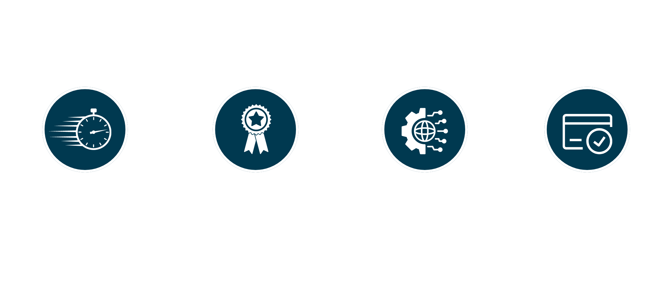 Une image montrant quatre icônes représentant les avantages offerts par Inautalent dans le processus de recrutement. Ces avantages incluent : Économie de temps (recrutement en 4 semaines), Expertise (équipe pluridisciplinaire et internationale), Technologies RH (sélection précise avec des outils avancés), et Paiement (possibilité de paiement en 3 fois).